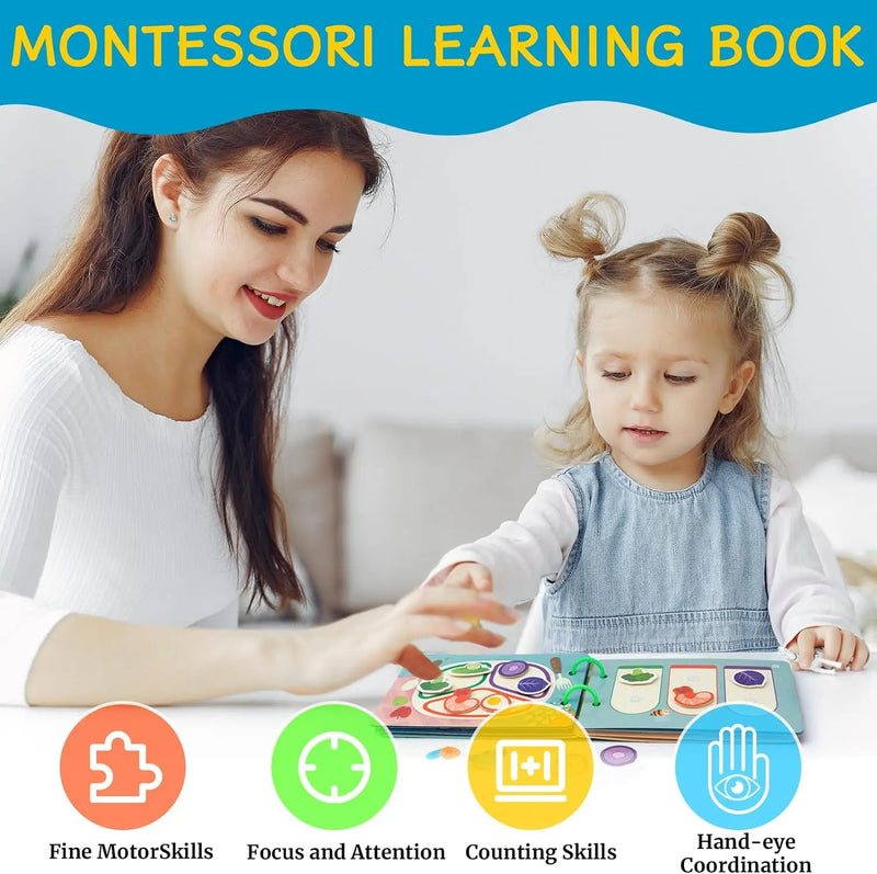 Montessori Busy Book for Toddlers