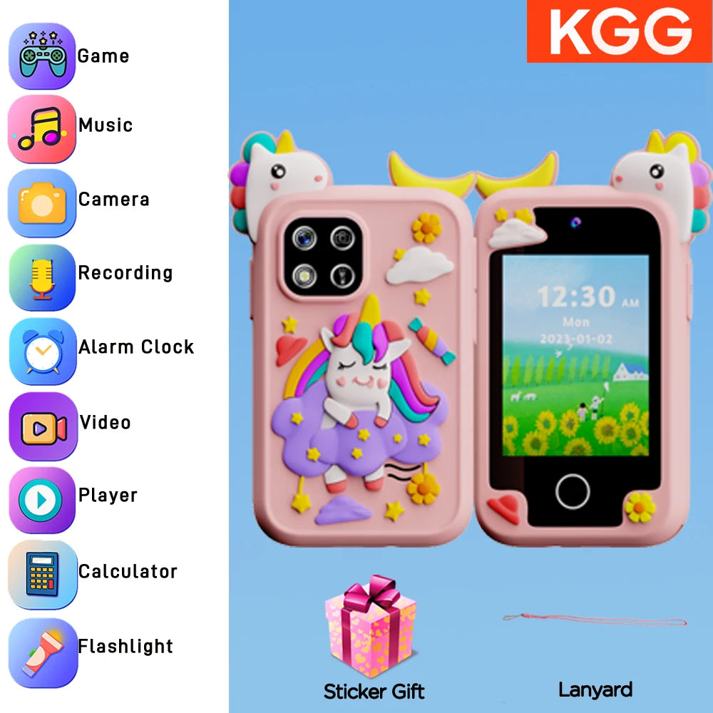Kids Touchscreen Learning Phone with Games and Music