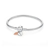 925 Sterling Silver Heart Charm Bracelet