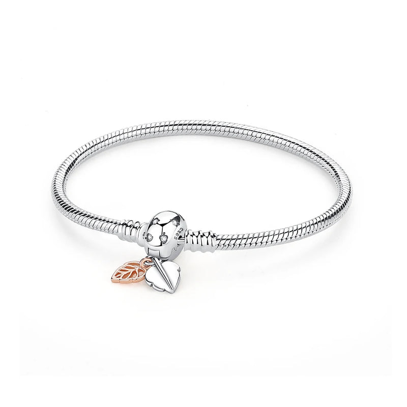 925 Sterling Silver Heart Charm Bracelet