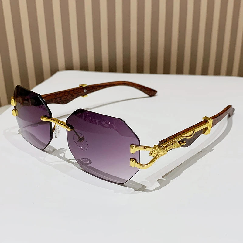 Rimless Square Sunglasses