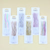 Spiral Birthday Cake Candles, Set of 6 Long Thin Decorative Candles for Cakes and Desserts