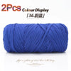 Elastic T-Shirt Yarn for Crochet and Knitting (2-Pack, 50m Each)