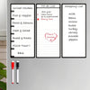 Magnetic Dry Erase Board Set for Refrigerator