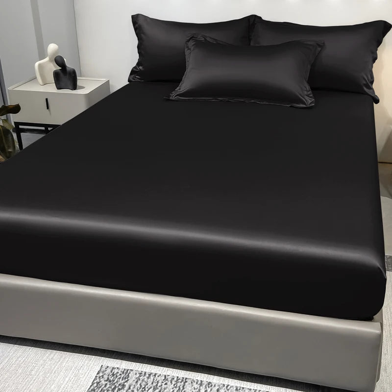 Luxury Satin Fitted Bed Sheet