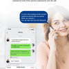 A mobile screen shows a time effective password remote authorization unlocking process with a link and validity period detail