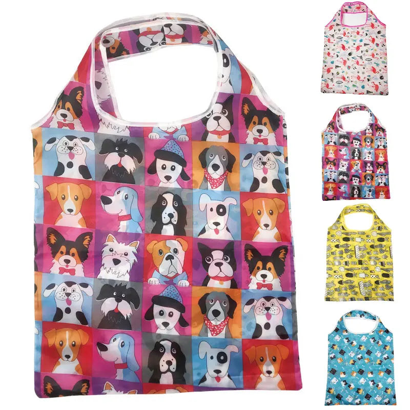 Foldable Nylon Shopping Tote