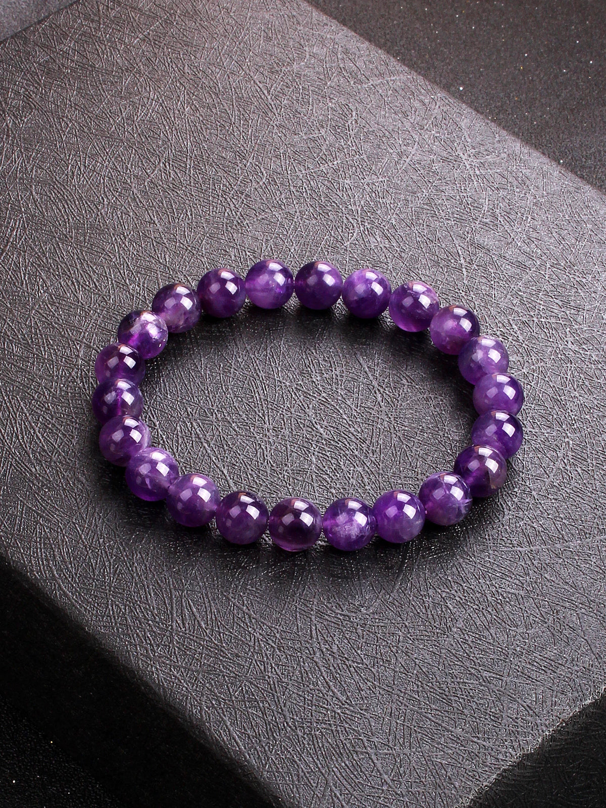 Beruhigendes Amethyst Heilkristall-Armband
