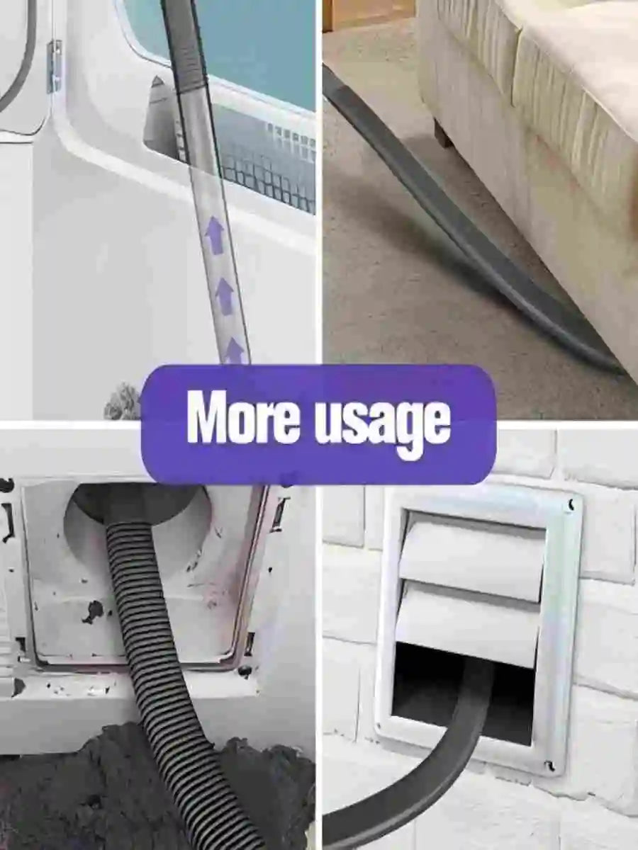 Dryer Vent Cleaning Kit for Vacuum Cleaners
