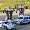 One-Key Transforming Robot Car Toy