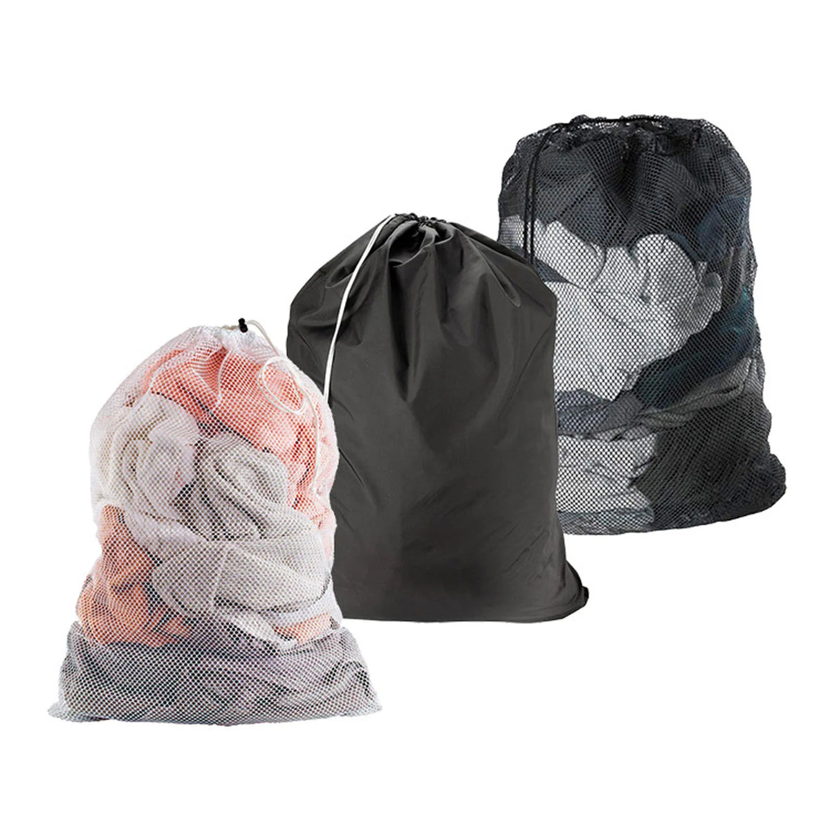 Large Drawstring Laundry Mesh Bag - 60 x 90 cm