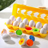 Montessori Shape-Matching Egg Puzzle Set for Toddlers