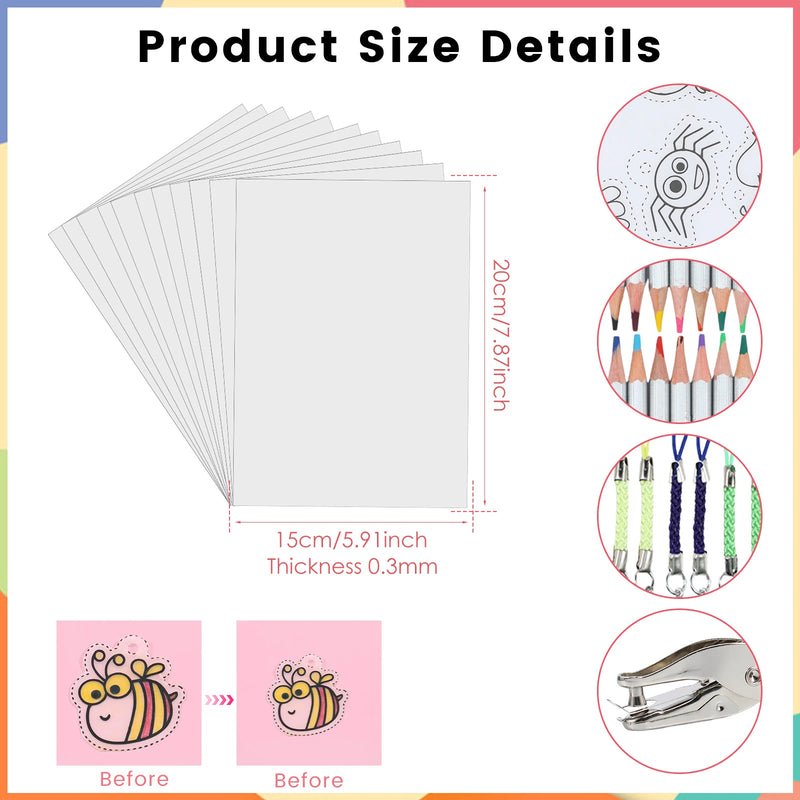 Heat Shrink Plastic Craft Kit for Kids