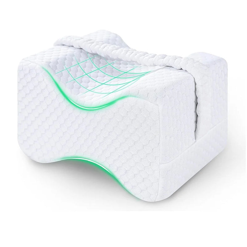 Adjustable Memory Foam Knee Pillow for Side Sleepers