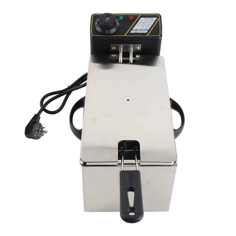 4L Electric Deep Fryer with Oil Filtration Basket