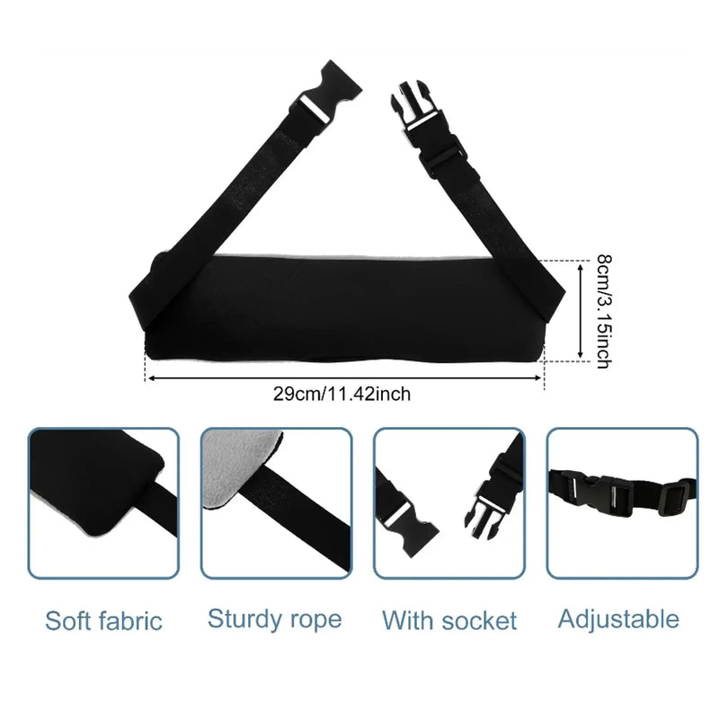 Sangle de soutien cervical ajustable pour voyage