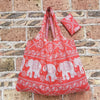 Foldable Eco-Friendly Shopping Bag with Cartoon Print