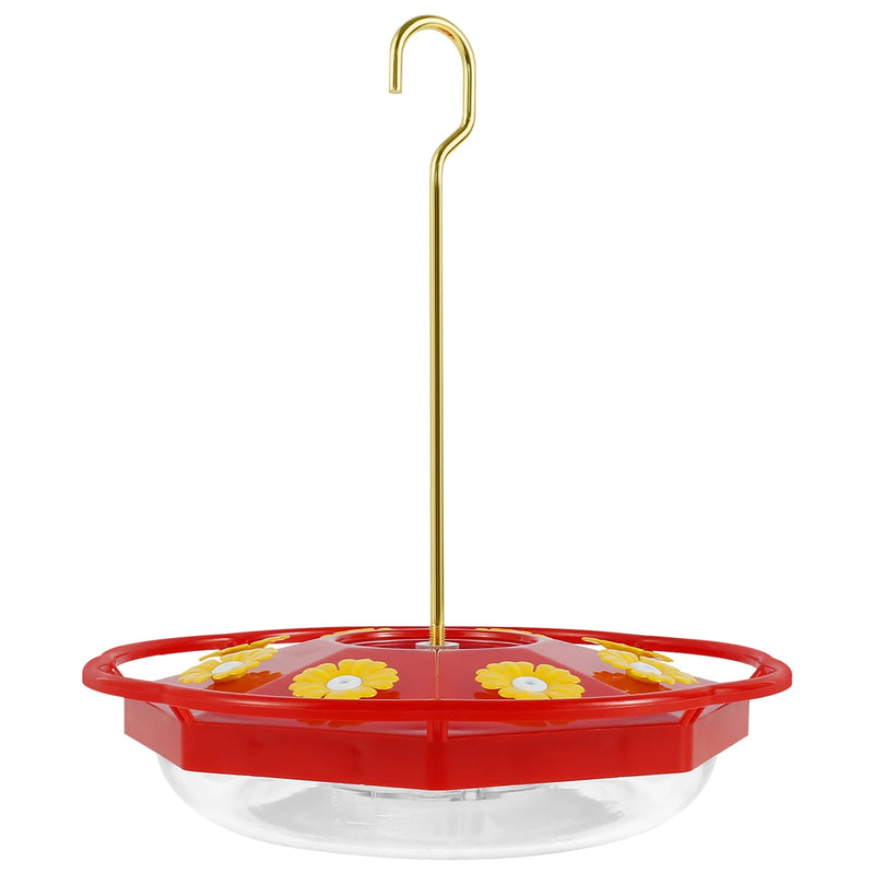 Comedero Decorativo para Colibríes con Diseño Floral y 8 Boquillas