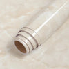 Roll of beige marble contact paper for kitchen and furniture