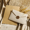 Premium Linen Stationery Set with Wax Seal Kit