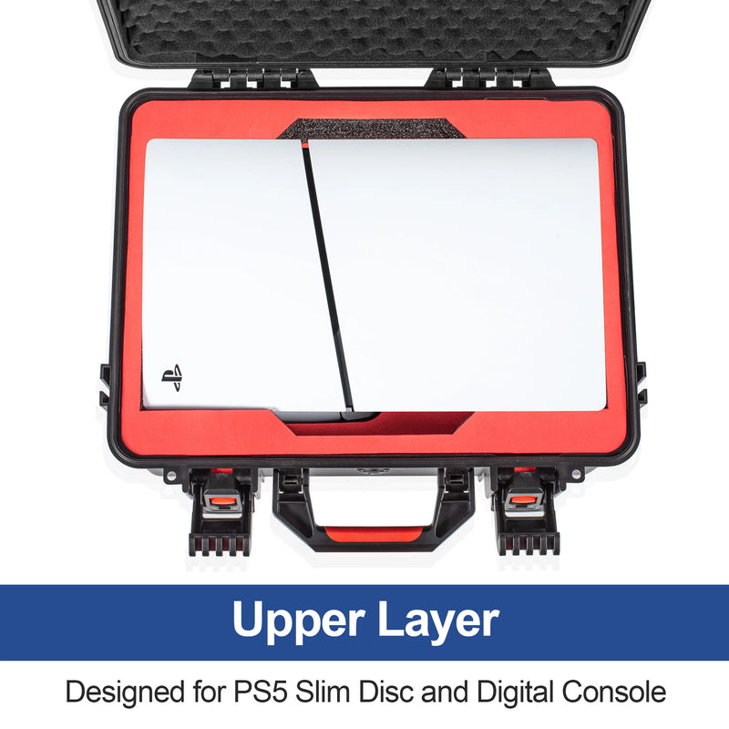 Étui rigide de voyage pour console PS5 Slim