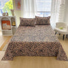 Red Floral Printed Flat Bed Sheet – Soft & Breathable