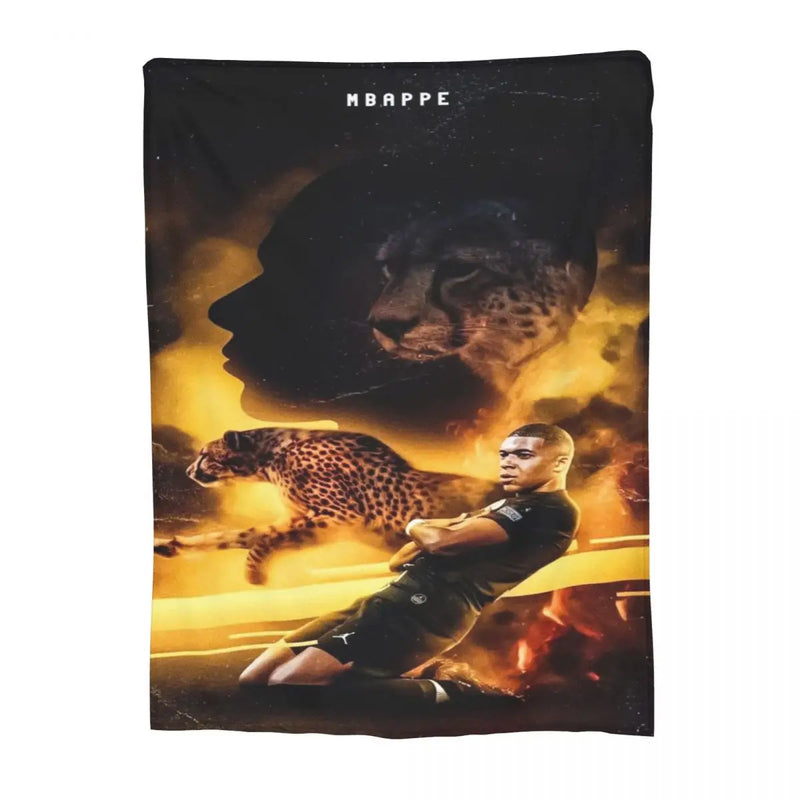 Manta de Fútbol para Fans de Mbappé