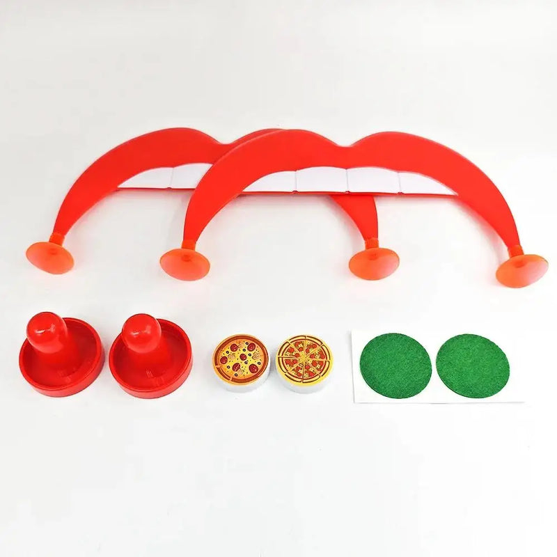 Desktop Pizza & Ice Hockey Tabletop Game