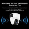 Dual-Lens 4K PTZ WiFi Security Camera with AI Human Detection