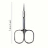 Premium Stainless Steel Cuticle Scissors with Curved Blade