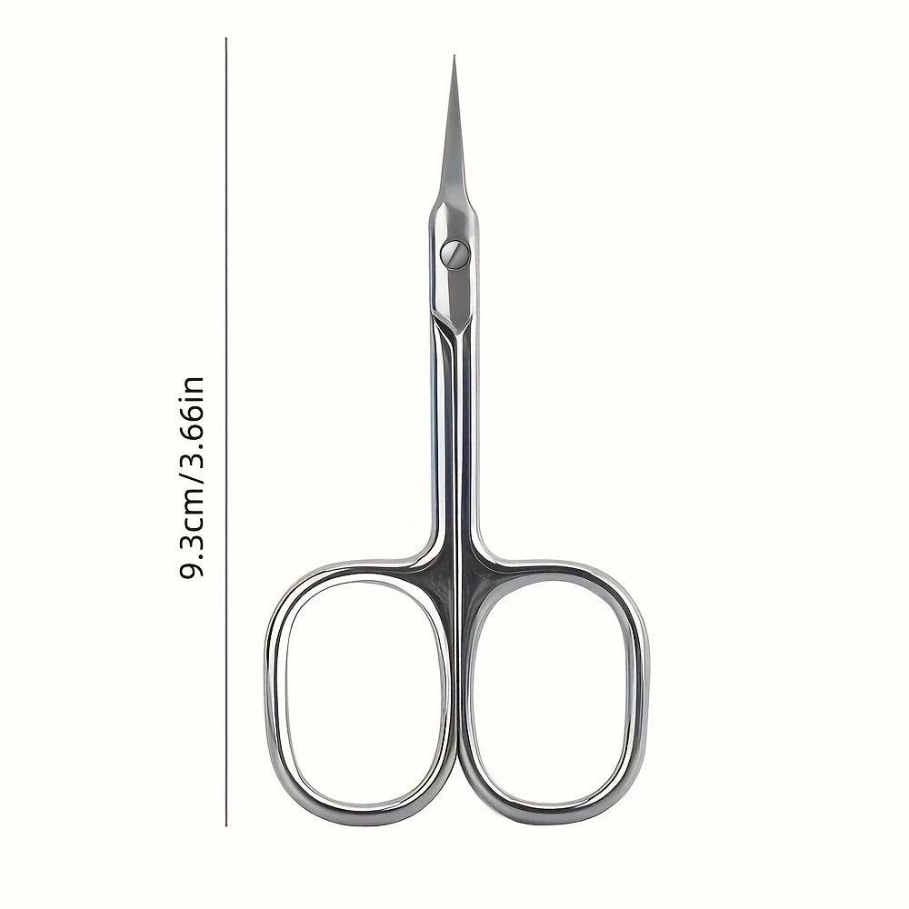 Premium Stainless Steel Cuticle Scissors with Curved Blade
