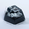 Gothic Raven & Skull Artisan Resin Keycap for Mechanical Keyboards
