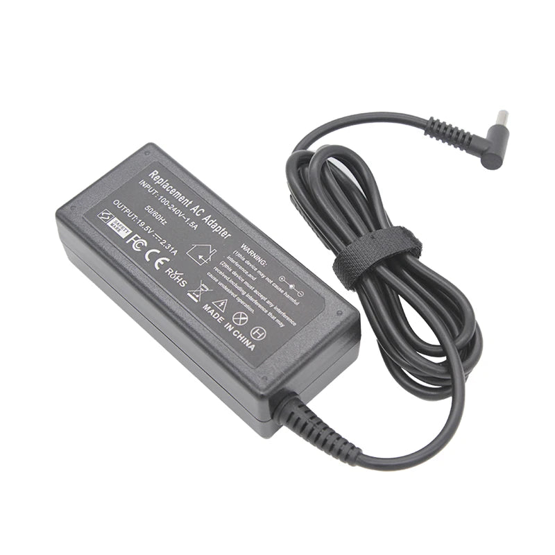 45W HP Laptop Charger Compatible with Stream, Pavilion, and More
