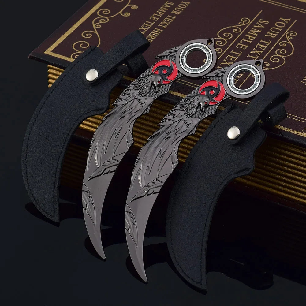 Blue Dragon Claw Folding Knife Model - 18cm Collectible Tactical Karambit