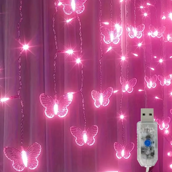 USB-betriebene LED-Schmetterlings-Lichter