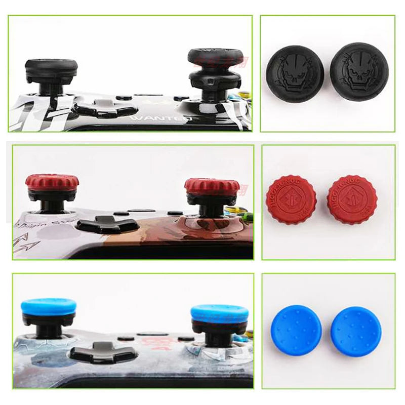 Silicone Thumb Grip Covers for PS4 & PS5 Controllers