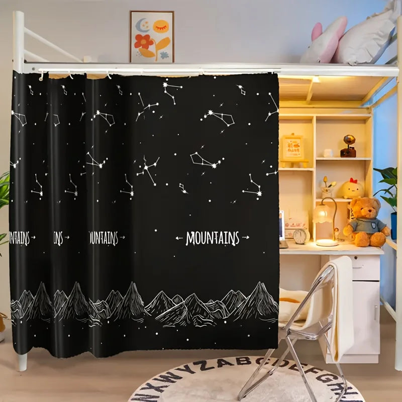 Privacy Bed Curtain for Bunk and Single Beds