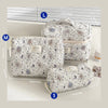Bear-Shaped Makeup Bag with Multi-Layer Compartments