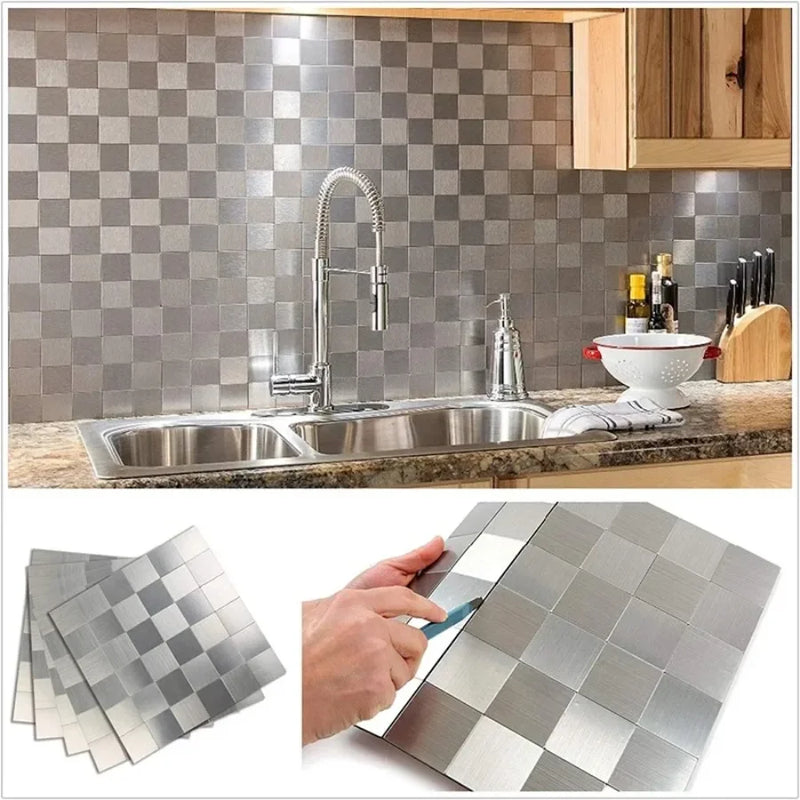 3D Peel & Stick Mosaic Wall Tiles