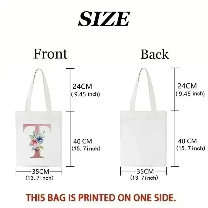 Sunflower Canvas Tote Bag – Large Capacity Shoulder Bag