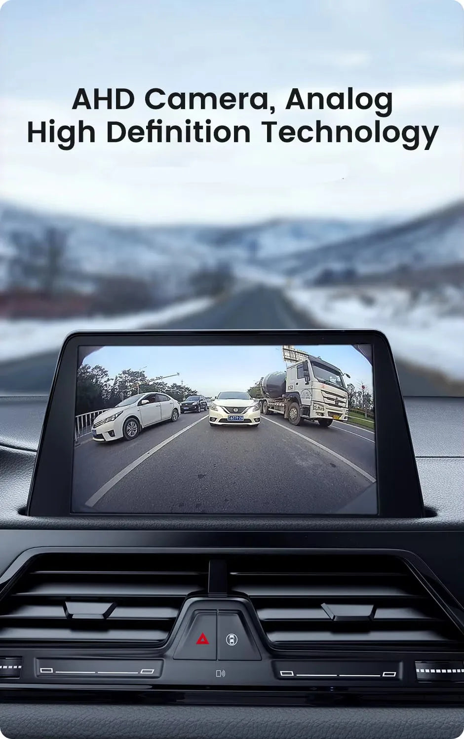 HD Backup Camera with 170° Wide View