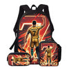 Soccer Star Backpack Set for Kids with Lunch Bag & Pencil Case