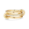 Gold-Plated Stainless Steel Stacked Ring Set
