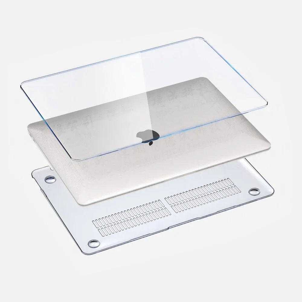 Clear Hard Shell Laptop Case for MacBook Air and Pro
