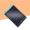 Blaue, verstellbare LCD-Zeichen-Tablet in orangefarbener Ausrichtung.