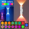 RGB programmable flowing light effects from a rechargeable motion sensor LED night light