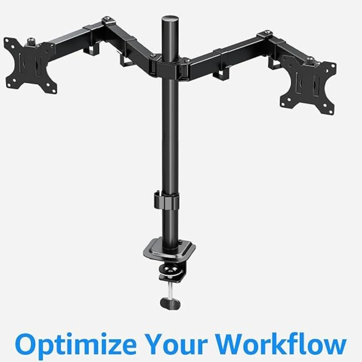 Heavy-Duty Dual Monitor Stand with Full Articulation for Desks Up to 32 Inches