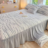 Plush Bed Skirt – Warm, Soft, and Elegant Bedding Essential