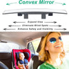 Wide-Angle Baby Rear View Mirror with Anti-Glare Coating
