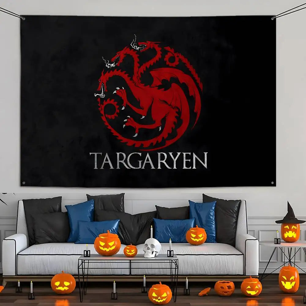 House Targaryen Emblem Hanging Banner